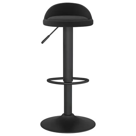  Scaun de bar, negru, catifea