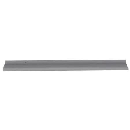  Rafturi de perete, 4 buc., gri, 100x9x3 cm
