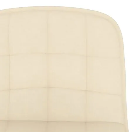  Scaune de bar, 2 buc., crem, material textil