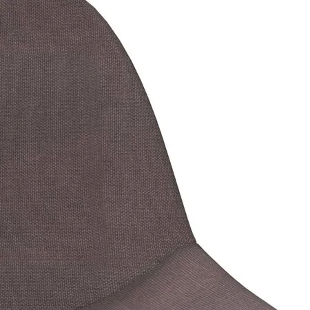  Scaune de bar, 2 buc., gri taupe, material textil