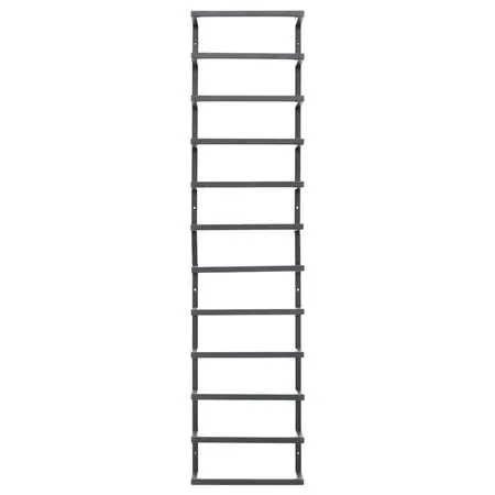  Suport de prosoape, negru, 24x12x96 cm, oțel