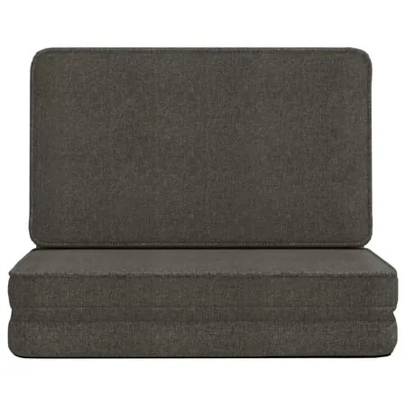  Scaun pliabil de podea, gri închis, textil