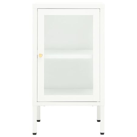  Servantă, 38x35x70 cm, metal și sticlă