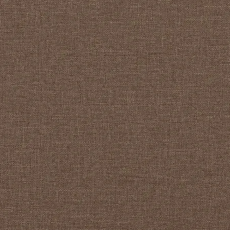  Scaun de relaxare cu taburet, maro, material textil