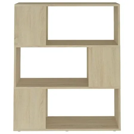  Bibliotecă/Separator cameră, stejar sonoma, 80x24x94 cm, PAL  