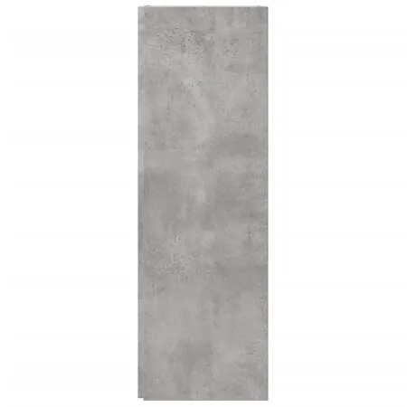  Dulap de colț, gri beton, 33x33x100 cm, PAL