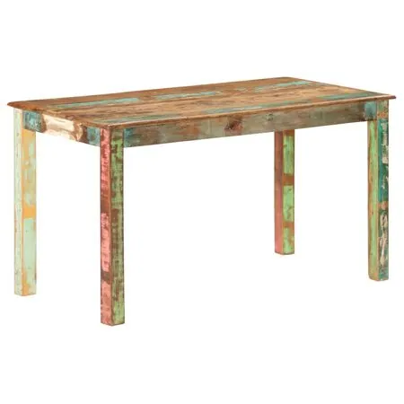  Masă de bucătărie, 140 x 70 x 76 cm, lemn masiv reciclat