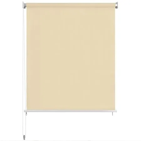  Jaluzea tip rulou de exterior, 220 x 140 cm, crem