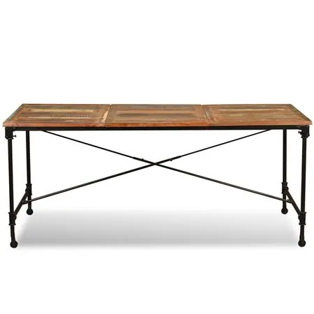 Masă de bucătărie, 180 cm, lemn masiv reciclat               