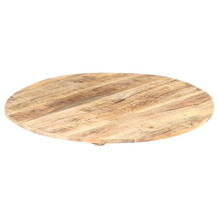  Blat de masă, 80 cm, lemn masiv de mango, rotund, 15-16 mm