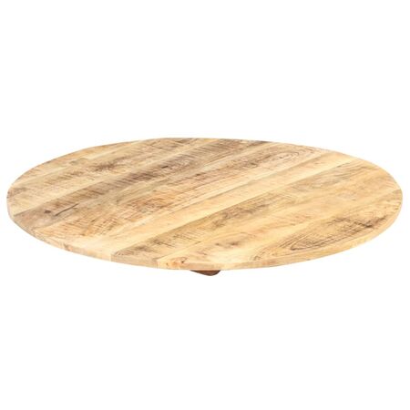  Blat de masă, 80 cm, lemn masiv de mango, rotund, 15-16 mm