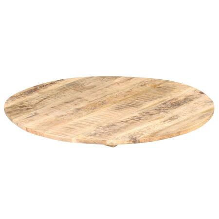  Blat de masă, 80 cm, lemn masiv de mango, rotund, 15-16 mm