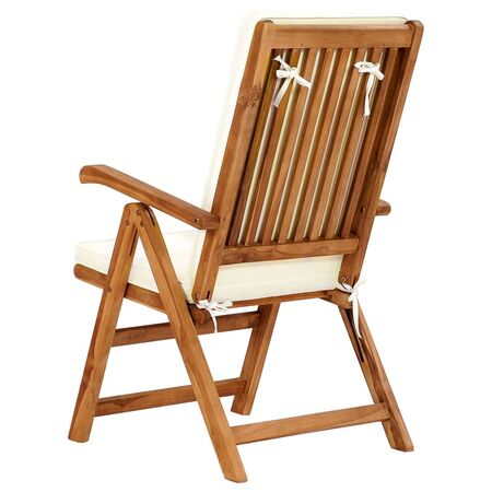  Set mobilier de grădină cu perne, 9 piese, lemn masiv tec