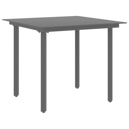  Set mobilier de grădină, 5 piese, negru, ratan PVC