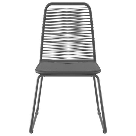  Set mobilier de grădină, 5 piese, negru, ratan PVC
