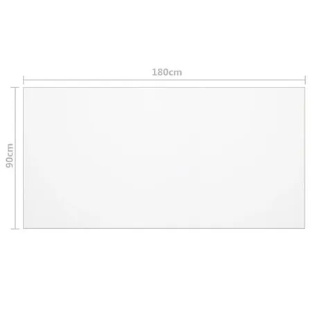 Folie de protecție masă, mat, 180 x 90 cm, PVC, 1.6 mm