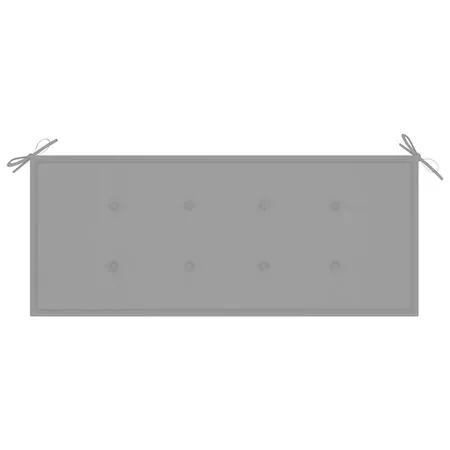  Bancă de grădină cu pernă, 120 cm, bambus