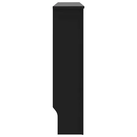  Mască pentru calorifer, negru, 112 x 19 x 81,5 cm, MDF
