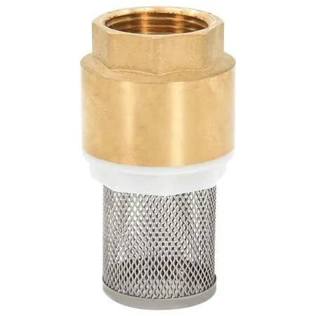  Furtun de aspirație cu racorduri din alamă, verde 1,1" 5 m, PVC