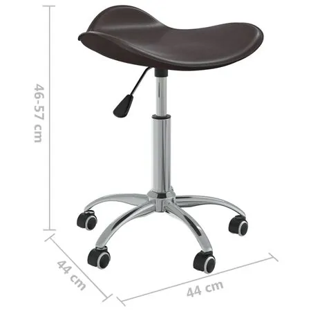  Scaun de birou, maro, piele ecologică