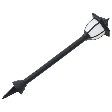  Lămpi solare de exterior cu LED, 6 buc., negru