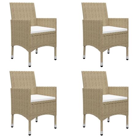  Set mobilier de grădină, 5 piese, bej