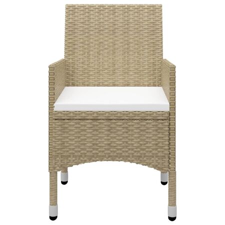  Set mobilier de grădină, 5 piese, bej