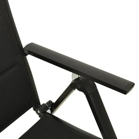  Set mobilier de grădină, 9 piese, antracit, aluminiu