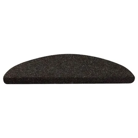  Covorașe scări autoadezive, 15 buc, antracit, 56x17x3 cm