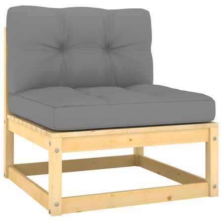  Set mobilier de grădină din 8 piese, lemn masiv de pin