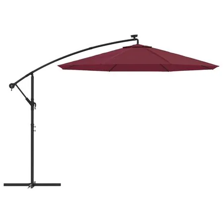 Pânză de schimb umbrelă de soare consolă, roșu bordo, 350 cm
