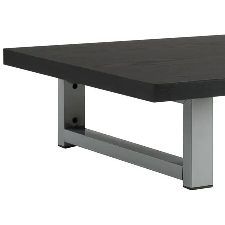  Set mobilier de baie, 2 piese, negru, ceramică