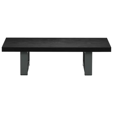  Set mobilier de baie, 2 piese, negru, ceramică