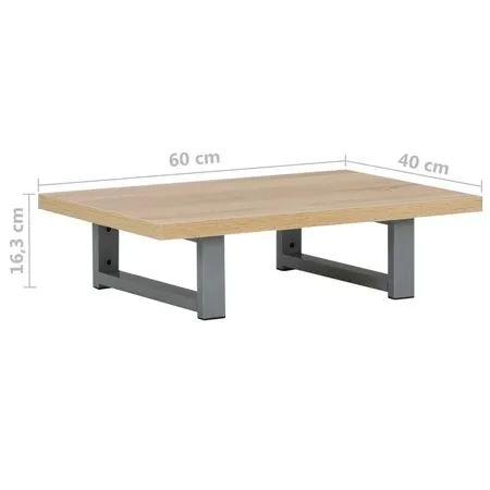  Set mobilier de baie din două piese, stejar, ceramică