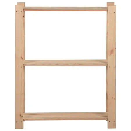 Raft depozitare 3 niveluri, 60x28,5x90 cm, lemn masiv de pin