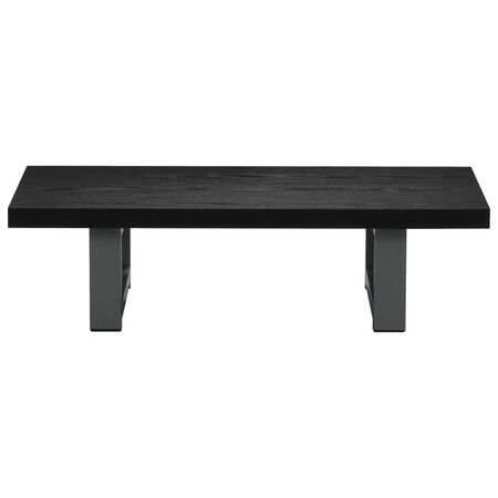  Set mobilier de baie, 2 piese, negru, ceramică