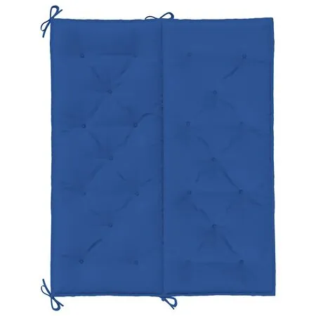  Pernă bancă de grădină albastru 120x(50+50)x7cm material oxford