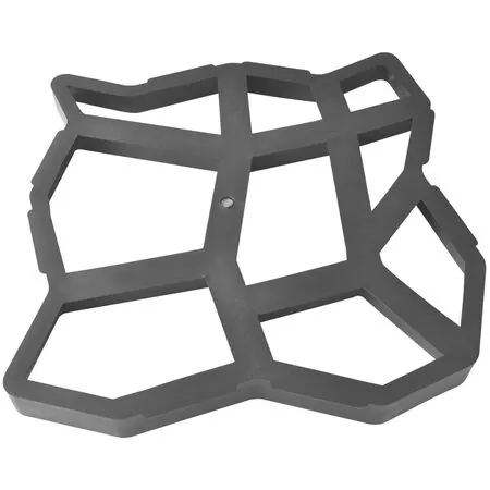 Set 2 matrițe de pavaj pentru gradină, 42 x 42 x 4 cm