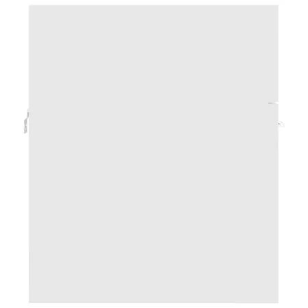  Set mobilier de baie, alb, lemn prelucrat