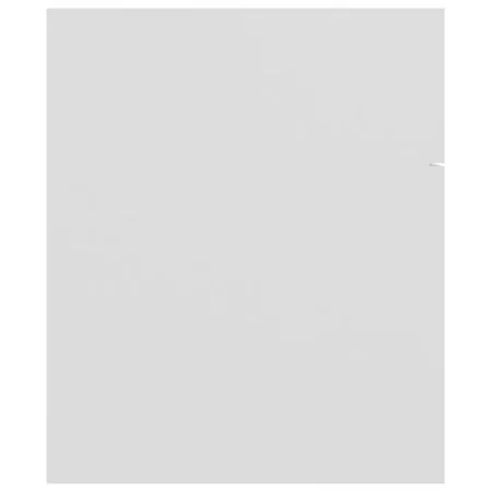  Set mobilier de baie, alb, lemn prelucrat