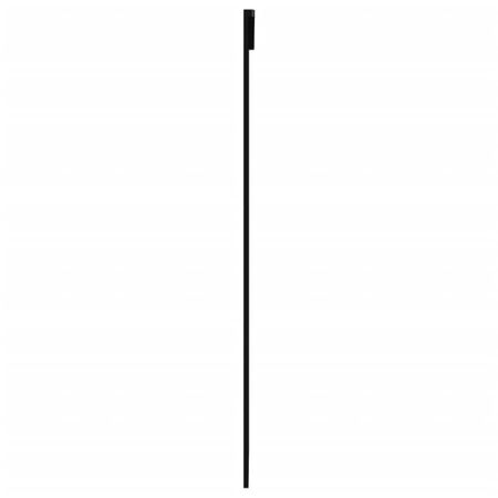  Ușă glisantă cu set feronerie, 90x205 cm, sticlă ESG/aluminiu