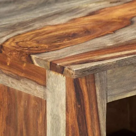  Servantă, gri, 100x30x50 cm, lemn masiv de acacia