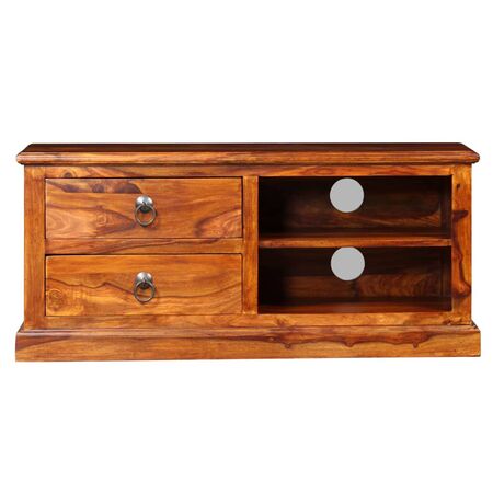  Comodă TV Lemn masiv de acacia, 90x30x40 cm