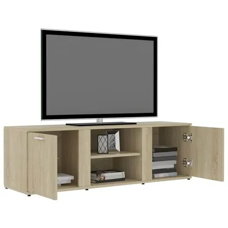  Dulap TV, stejar Sonoma, 120 x 34 x 37 cm, lemn prelucrat