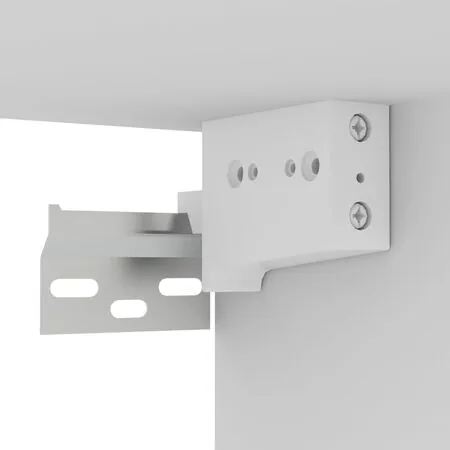  Dulapuri TV suspendate, 3 buc., alb, 60x30x30 cm