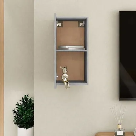  Comodă TV, gri beton, 30,5x30x60 cm, lemn prelucrat