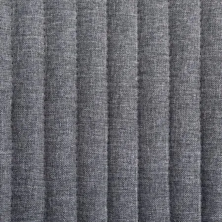  Scaune de sufragerie, 6 buc., gri închis, material textil 