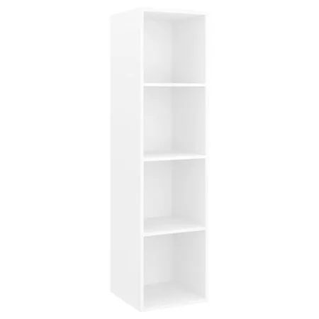  Set de dulapuri TV, 2 piese, alb, lemn prelucrat