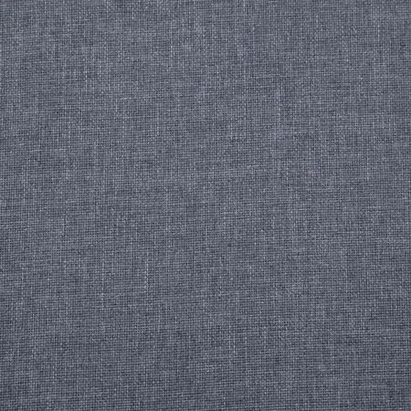  Canapea cu 2 locuri, material textil, gri închis 
