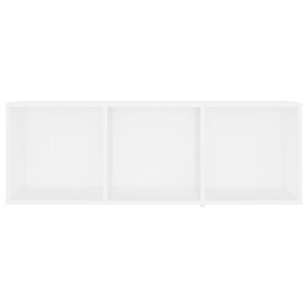  Dulapuri TV, 2 buc., alb, 107x35x37 cm, lemn prelucrat